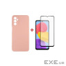 Чохол до мобільного телефона Dengos Samsung Galaxy M13 Case + Glass (Pink) (DG-KM-72)