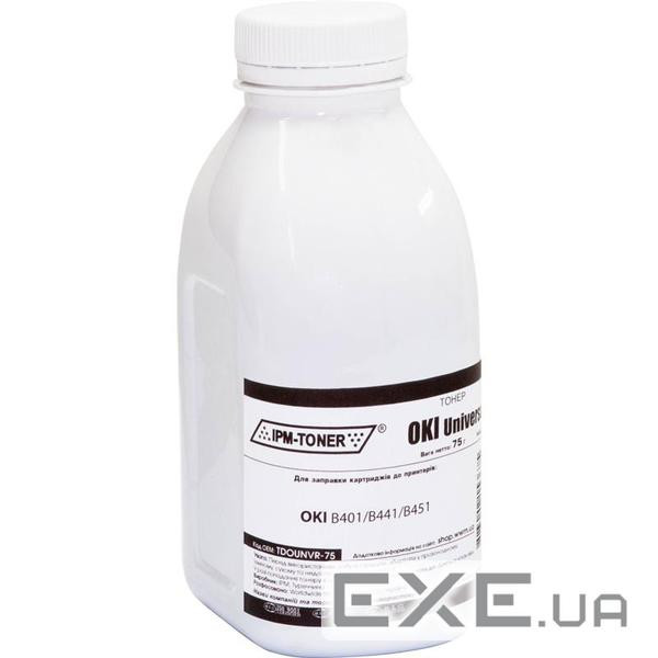 Тонер OKI B401/B441/B451, 75г Black IPM (TDOUNVR-75)