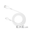 Кабель HOCO X37 Cool Power USB-A to Lightning 1м White (6931474710499)