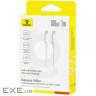 Кабель Baseus Silky Series Fast Charging Type-C to Type-C 100W (1m) white (P10377704213-00)