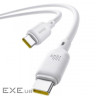 Кабель Baseus Silky Series Fast Charging Type-C to Type-C 100W (1m) white (P10377704213-00)