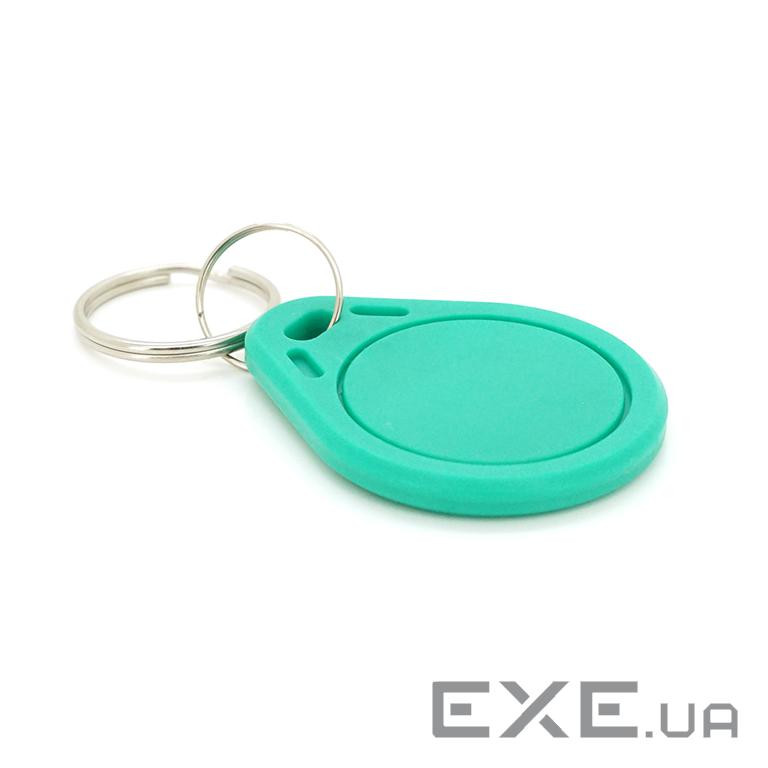 Безконтактний брелок IC MIFARE 13,56 МГц( 0K ) (ДЛЯ ПЕРЕЗАПИСУ) колір з (Mifare Zero зеленый) )