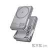 Батарея універсальна HOCO 10000mAh Sunlight PD/20W Magnetic with stand Metal Grey (Q36A / 714987)
