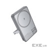 Батарея універсальна HOCO 10000mAh Sunlight PD/20W Magnetic with stand Metal Grey (Q36A / 714987)