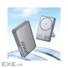 Батарея універсальна HOCO 10000mAh Sunlight PD/20W Magnetic with stand Metal Grey (Q36A / 714987)