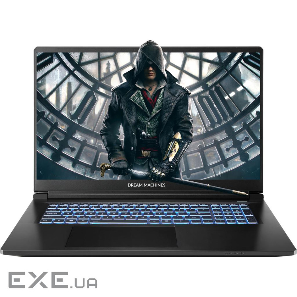 Dream Machines RT5050-17UA28 17.3” FHD 144Hz, 300n/Ryzen 7 H255/16 GB/SSD 1TB/RTX5050/GLAN/DOS