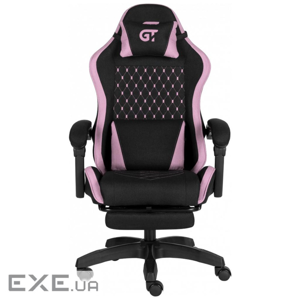 Крісло ігрове GT Racer X-2339 Black/Pink (X-2339 Fabric Black/Pink)