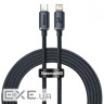 Кабель BASEUS Crystal Shine Series Fast Charging Data Cable Type-C to iP 20W 2м Black (CAJY000301)