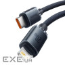 Кабель BASEUS Crystal Shine Series Fast Charging Data Cable Type-C to iP 20W 2м Black (CAJY000301)