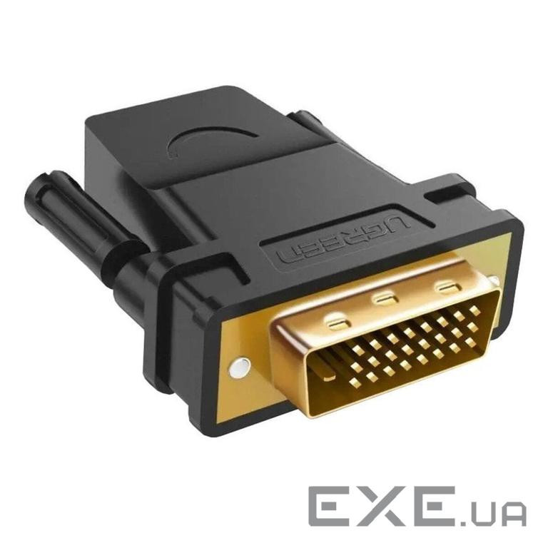 Перехідник DVI 24+1 M to HDMI F black Ugreen (20124) (UGR-20124)