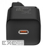 Зарядний пристрій Baseus 1xUSB 25W (USB-C) + Cable Type-C black (TZCCSUP-L01)