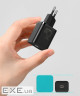 Зарядний пристрій Baseus 1xUSB 25W (USB-C) + Cable Type-C black (TZCCSUP-L01)