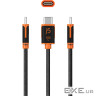Кабель j5create JUCX25L18-N, преміум якість, USB 2.0, C-тато/C-тато,1.8 м.