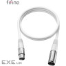 Мікрофонний кабель Fifine XLR Male to Female White 1.8 м (L9CW)