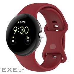 Ремінець до смарт-годинника Armorstandart Google Pixel Watch / Watch 2 / Watch 3 41 mm Red (ARM75437