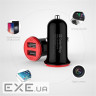 Зарядний пристрій ColorWay 2USB AUTO ID 3.4A (17W) red/black (CW-CHA026-BK)