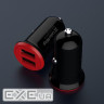 Зарядний пристрій ColorWay 2USB AUTO ID 3.4A (17W) red/black (CW-CHA026-BK)