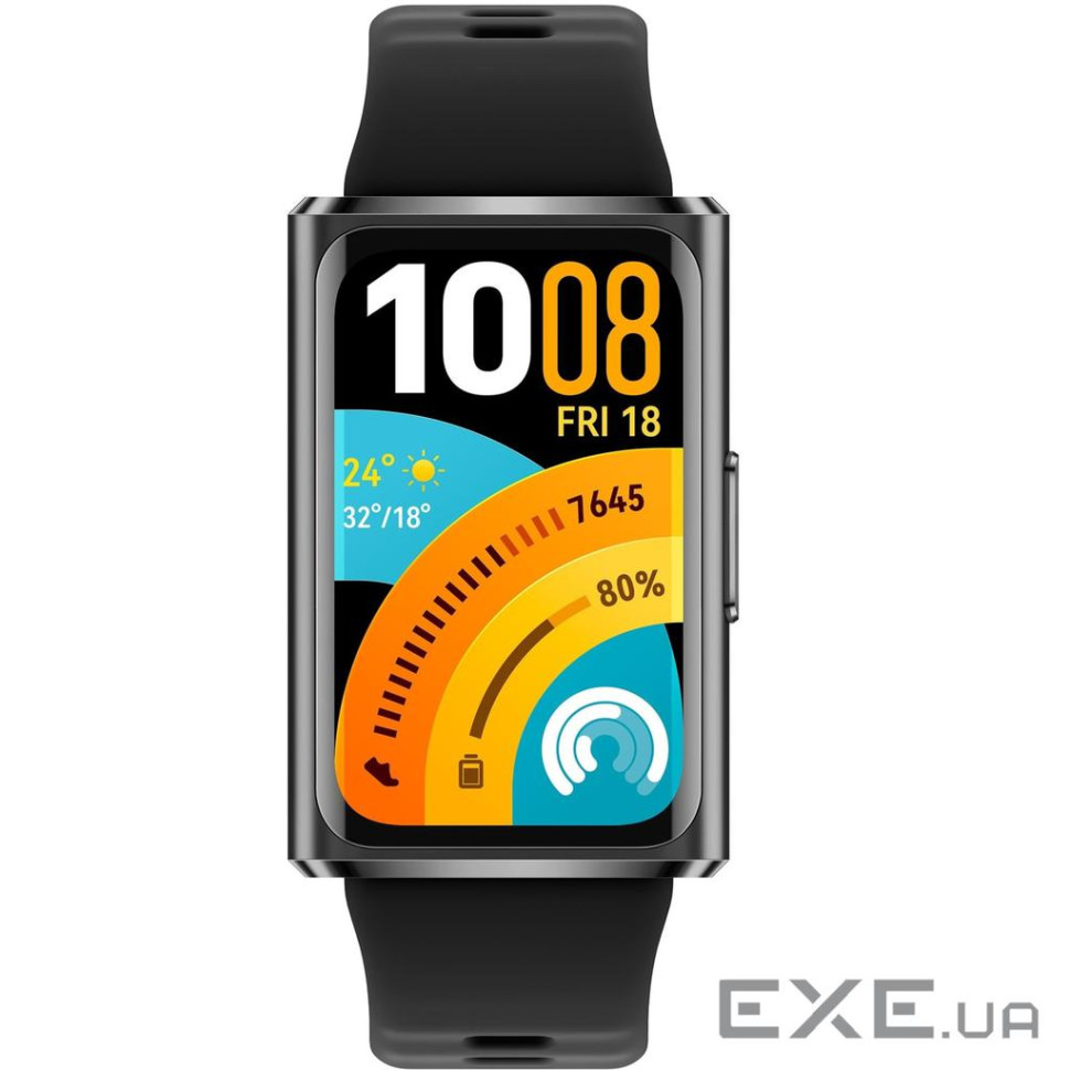Фитнес-браслет Huawei Band 11 Pro Black (55020GVK), 1.62" AMOLED сенсорный / GPS / Bluetooth 6.0 / 4
