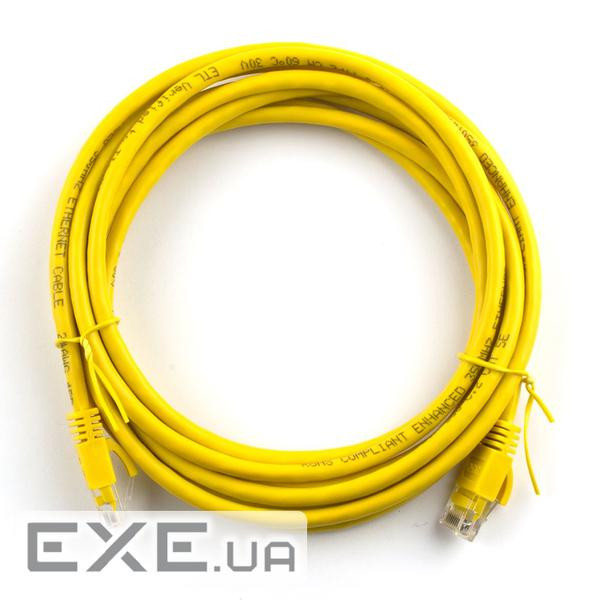 Патч-корд литий RITAR, UTP, RJ45, Cat.5e, 25m, жовтий, Cu (мідь ) (04273)