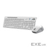 набiр миша+клавiатура бездротовий AI White UKR BT+ 2.4GHz GENIUS SlimStar 8230 (31340015423)