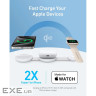 Зарядний пристрій Anker MagGo Wireless Charging Pad 15W 3-in-1 Foldable White (B25M8H21)