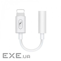 Перехідник SkyDolphin AU02 Lightning - 3.5 мм (M/F) White (SDADPT-00017)