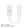 Перехідник SkyDolphin AU02 Lightning - 3.5 мм (M/F) White (SDADPT-00017)