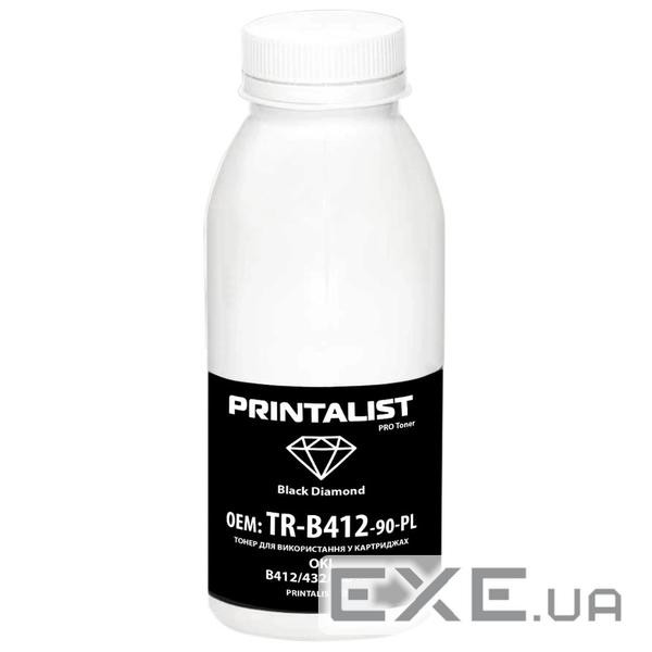 Тонер OKI B412/432/MB462, 90г Black Printalist (TR-B412-90-PL)