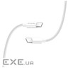 Дата кабель USB-C to USB-C 1.0m 5A 100W white ColorWay (CW-CBPDCC058-WT)