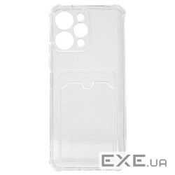 Накладка силіконова для смартфона Xiaomi Redmi 12, with pocket, Transparent Xiaomi Redmi 12, with pocket, Transparent
