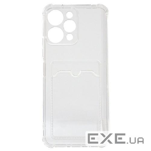 Накладка силіконова для смартфона Xiaomi Redmi 12, with pocket, Transparent Xiaomi Redmi 12, with pocket, Transparent