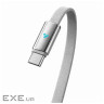 Дата кабель USB-C to USB-C 1.0m 5A 100W ultra-thin gray ColorWay (CW-CBPDCC100-GR)