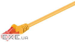 Патч-корд неекранованій RJ45 UTP6 1.0m,patch AWG24 D=5.8mm Gold Protect,жовтий (75.06.8438-10)