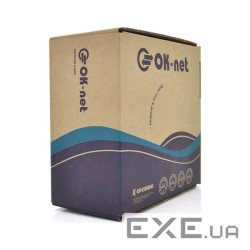 Кабель мережевий OK-Net UTP 100м cat.5e (U/UTP-cat.5E-SL) (КПВ-ВП (КПВ-ВП (100) 4*2*0,48 / 100)