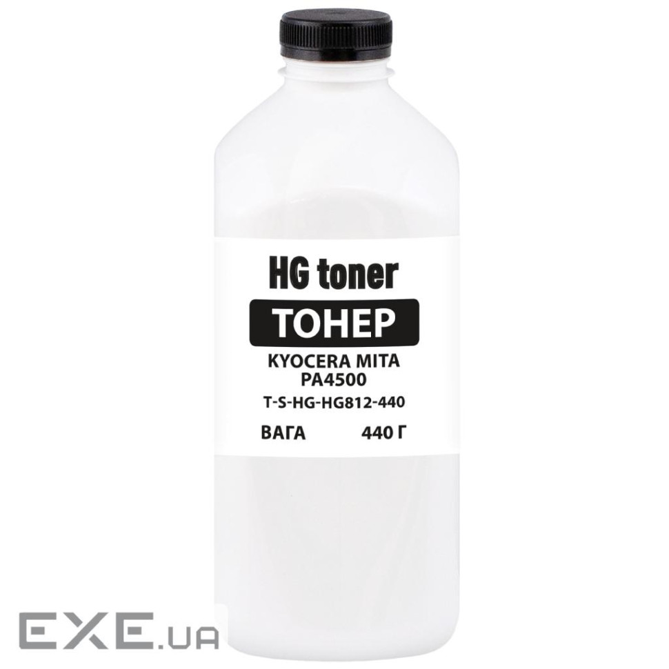 Тонер Kyocera Mita PA4500, 440г black HG (TSM-HG812-440)