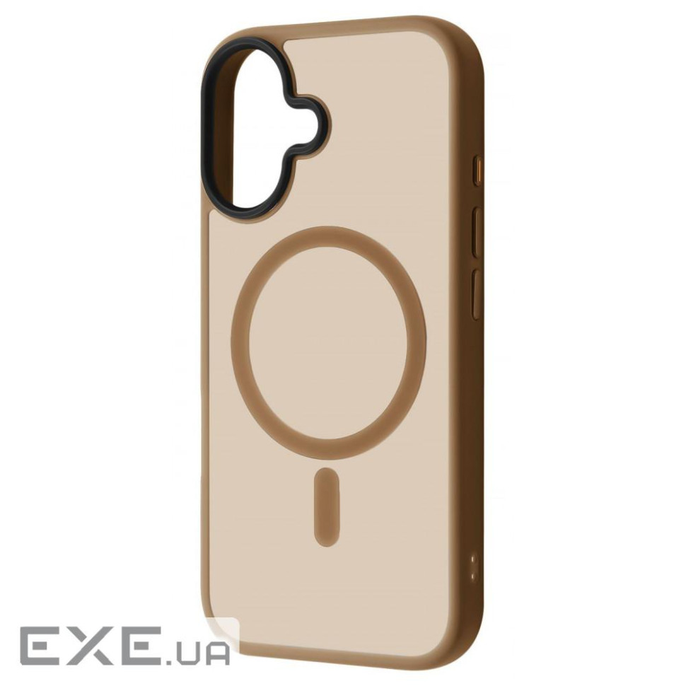 Чохол WAVE Matte Insane Case with Magnetic Ring iPhone 16 desert titanium (59342 desert titanium)