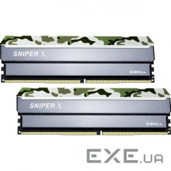 Оперативна пам'ять G.Skill Sniper X 16GB DDR4 3200MHz (2x8GB) (F4-3200C16D-16GSXFB)