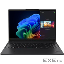 ноутбук 16FM/R7 AI PRO 350/32/1TB/UMA/DOS/F/B L/Black LENOVO ThinkPad T16 Gen 4 (AMD) (21QQS0N000)