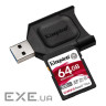 Карта пам'яті Kingston 64GB SDXC C10 UHS-II U3 R300/W260MB/s (SDR2/64GB)