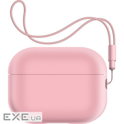 Чохол ArmorStandard Silicone Case with straps для Apple Airpods Pro 2 Pink (ARM68616)
