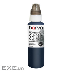 Чорнило Barva Canon CLI-426/CLI-451/CLI-521 100 мл, special, black (C521-285e)