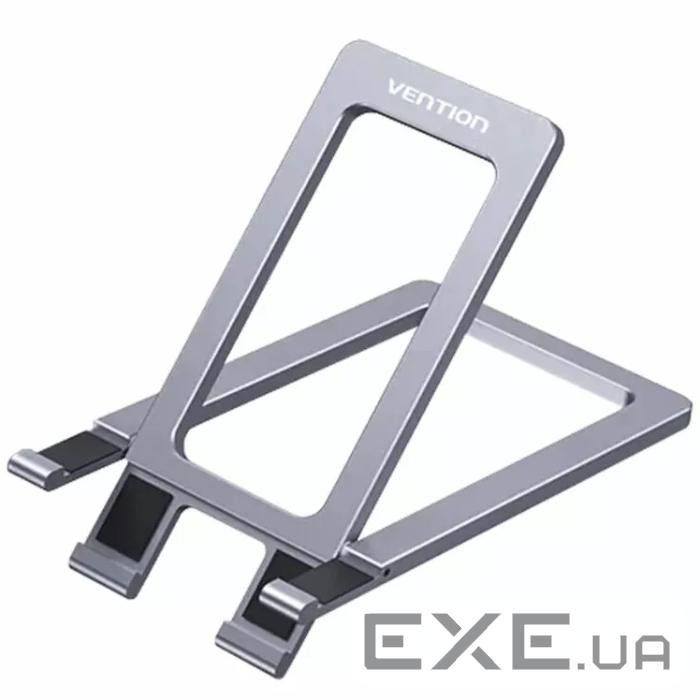 Підставка-трансформер Portable Cell Phone Stand Holder for Desk aluminum alloy Grey Vention (KCZH0) Portable Cell Phone