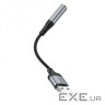Аудiокабель HOCO LS36 Fresh external sound card USB to 3.5 Black (6942007608879)