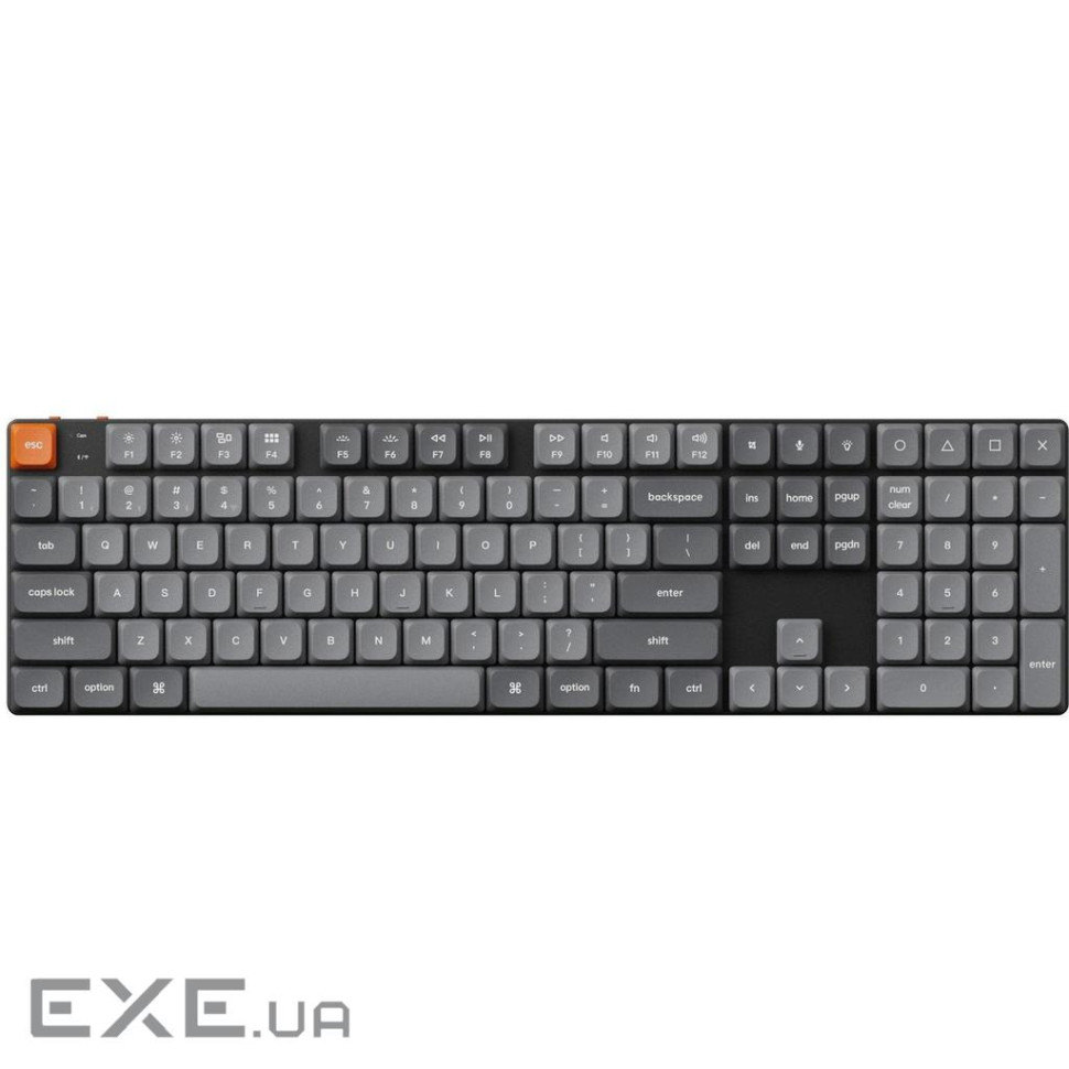 Клавіатура бездротова Keychron K5 Max Gateron Brown Switch Black RGB (K5M-H3-UA)