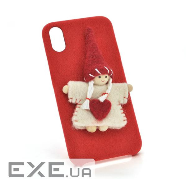 Накладка Angel пухнаста iPhone X (13619)