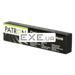 Стрічка до принтерів 13мм х 16м Refill STD Black кільце Patron (RIB-PN-12.7x16-К-B)