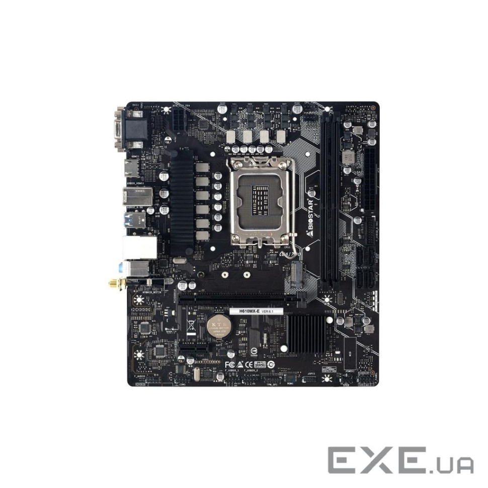 Материнська плата BIOSTAR H610MX-E