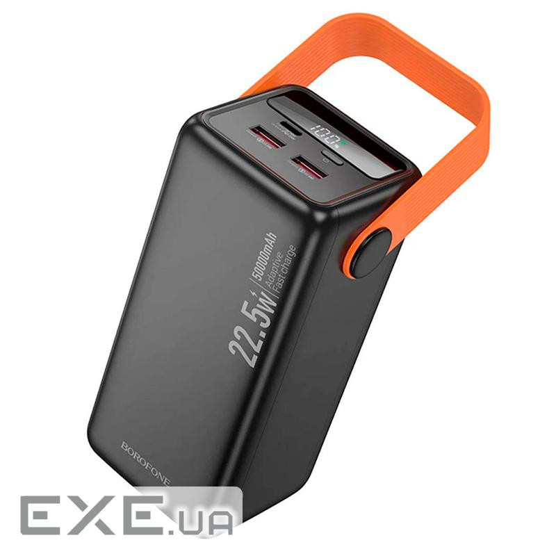 Батарея універсальна BOROFONE 50000mAh BJ66A Magnifico 22.5W PD/20W Black (6941991115158)