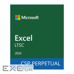 Офісний додаток Microsoft Excel LTSC 2024 Commercial Software, Perpetual (DG7GMGF0PN5H_0002)