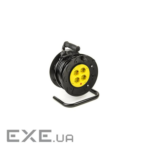 Подовжувач-котушка POWERPLANT JY-2000/ 20 Black 20м (PPRA08M200S4)